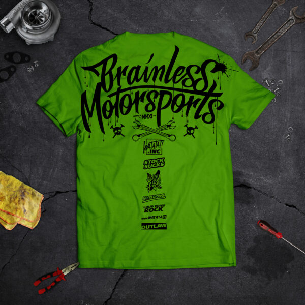 TEE-SHIRT WATATA BRAINLESS VERT