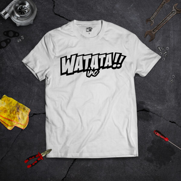 TEE-SHIRT WATATA BUILD & DESTROY BLANC