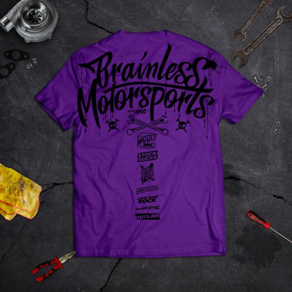 TEE-SHIRT WATATA BRAINLESS VIOLET