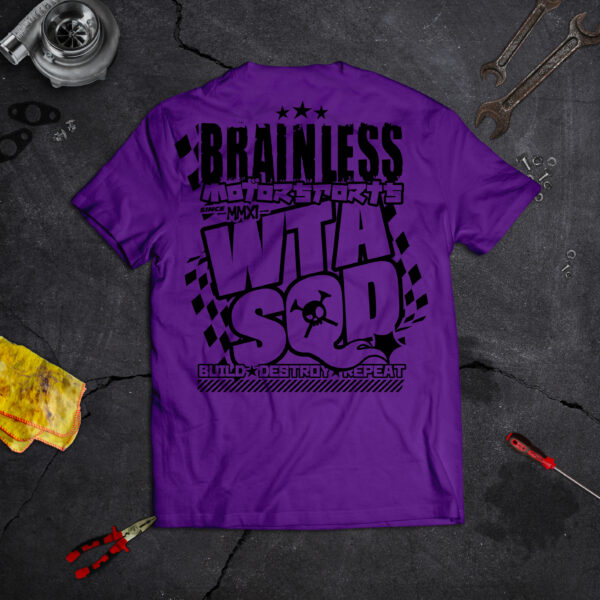 TEE-SHIRT WATATA BRAINLESS 2 VIOLET